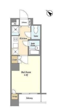 BPRレジデンス水天宮前の物件間取画像